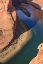 Beautiful landscape on Glen Canyon Dam and Colorado river, Arizona Royalty Free Stock Photo