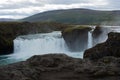 Beautiful landscape of Godafoss waterfall, Iceland Royalty Free Stock Photo