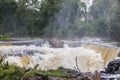 Beautiful landscape of the Great Falls of the Passaic River in Paterson, New Jersey Royalty Free Stock Photo