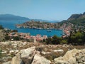 Beautiful landscape on the Greek island of Kastelorizo