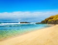 Beautiful landscape. Gris-Gris beach. Royalty Free Stock Photo