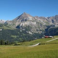 Beautiful landscape in Gsteig bei Gstaad.