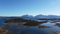 Beautiful landscape of Hamaroy, Nordland, Norway