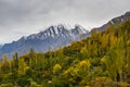 Beautiful Landscape of Hunza Valley in Autumn season.