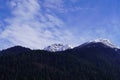 Beautiful Mountain image with beaitiful blue sky and clouds