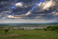 Beautiful landscape with junk yard