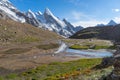 Beautiful landscape of Karakorum mountain in summer, Khuspang ca