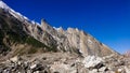 Beautiful landscape of Karakorum mountain in summer, Khuspang camp, K2 trek, Pakistan