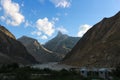 Beautiful landscape of Karakorum mountain in summer, Laila Peak and Gondogoro Glacier Khuspang camp, K2 trek, Pakistan Royalty Free Stock Photo