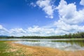 Beautiful landscape of Klong Sai reservoir in Sa Kaeo, Thailand