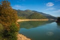 Beautiful landscape with Ladona lake at Peloponnese, Greece Royalty Free Stock Photo