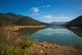 Beautiful landscape with Ladona lake at Peloponnese, Greece Royalty Free Stock Photo