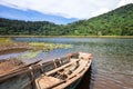 Beautiful landscape of the Laguna Verde in Apaneca, El Salvador