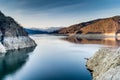 Beautiful landscape of the lake Vidraru