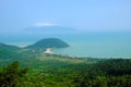 Beautiful landscape of Lang Co beach Royalty Free Stock Photo