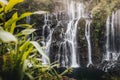 Beautiful landscape of Langevin waterfall (Grand Galet) on Reunion Island.