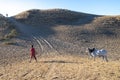 Beautiful landscape at Laoag City Sand dunes