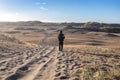 Beautiful landscape at Laoag City Sand dunes