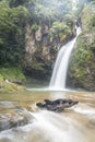 beautiful landscape of Las Brisas falls outside Cuetzalan in Puebla Mexico