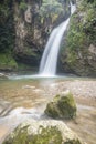 beautiful landscape of Las Brisas falls outside Cuetzalan in Puebla Mexico