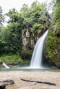 beautiful landscape of Las Brisas falls outside Cuetzalan in Puebla Mexico