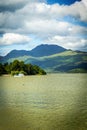 Beautiful landscape with Loch Lomond lake in Luss, Argyll&Bute in Scotland, UK Royalty Free Stock Photo