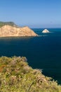 Beautiful landscape of Los Frailes beach in Royalty Free Stock Photo