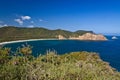 Beautiful landscape of Los Frailes beach in Royalty Free Stock Photo