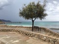 Beautiful landscape in Mallorca, Cala Bona,Spain - summer holiday Royalty Free Stock Photo