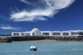 Beautiful landscape of the marina in Arrecife, Lanzarote, Canary Islands, Spain Royalty Free Stock Photo