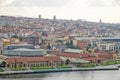 Beautiful landscape marina overlooking the architecture of Istanbul city Turkey