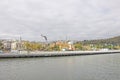 Beautiful landscape marina overlooking the architecture of Istanbul city Turkey