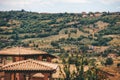 Beautiful landscape of Massa Marittima area, Province of Grosseto, Tuscany Royalty Free Stock Photo