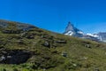 Beautiful landscape with Matterhorn Peak, at Swiss Alps, Valais, Switzerland Royalty Free Stock Photo