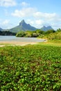 Beautiful landscape in Mauritius island. Royalty Free Stock Photo