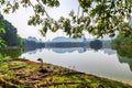 Beautiful landscape in the morning, lakeside, Nong Thale, Krabi