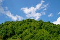 Beautiful landscape on mountain with nice sky