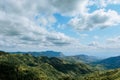 Beautiful landscape mountain in Thailand isolate on white background Royalty Free Stock Photo