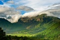 Beautiful landscape of the mountains in La Palma