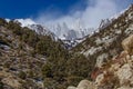 Beautiful landscape of the Mt. Whitney, Sierra Nevadas Royalty Free Stock Photo