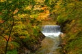 Beautiful landscape at Naruko Gorge Royalty Free Stock Photo