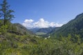 Beautiful landscape of the nature of Altai mountains in Russia