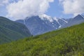 Beautiful landscape of the nature of Altai mountains in Russia