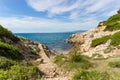 Beautiful landscape near Salou`s lighthouse