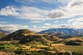 Beautiful landscape of the New Zealand - hills covered by green grass