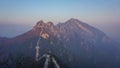 Beautiful landscape of the old part of the Great Wall of China