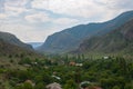 beautiful landscape opens from the Khertvisi fortress