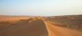 Desert wahiba sands, sultanat oman Royalty Free Stock Photo