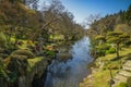 Beautiful landscape in an oriental park