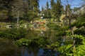 Beautiful landscape in an oriental park Royalty Free Stock Photo